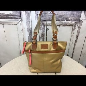 Coach Hamptons Satin Mini Tote 11744